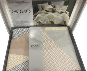 Комплект пост.білизни двоспальний, бавовна 100% Geometry, SOHO  Туреччина