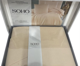 Комплект пост.білизни двоспальний, бавовна 100% Tender Sand, SOHO Туреччина