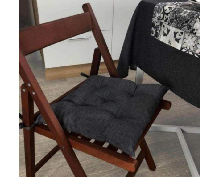 Подушка для стільця Black Milan 40*40 ТМ "Прованс", Україна