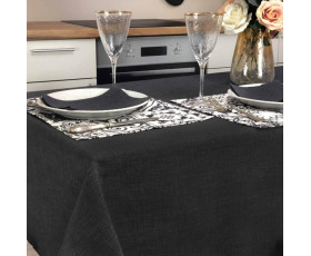 Скатертина Black Milan 180*136 ТМ "Прованс", Україна