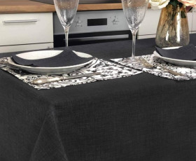 Скатертина Black Milan 180*136 ТМ "Прованс", Україна