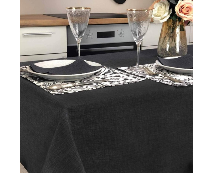 Скатертина Black Milan 220*136 ТМ "Прованс", Україна