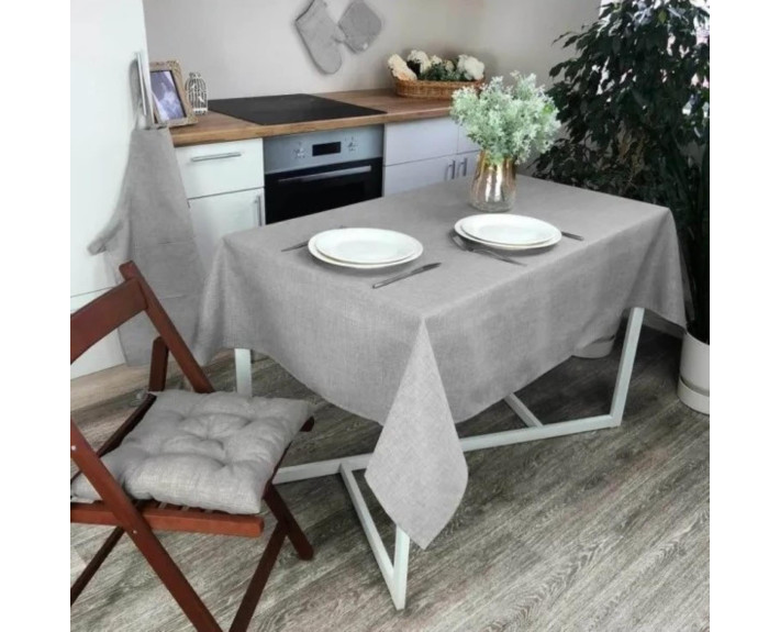 Скатертина Gray Milan 220*136 ТМ "Прованс", Україна
