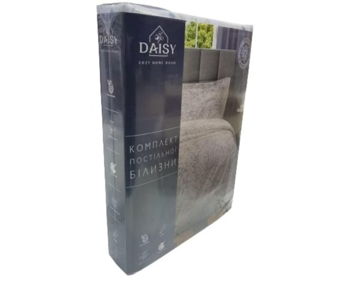 КПБ 1,5 сп. (надрукована /під 215*145 /пр 220*150 /нав 50*70 - 1 шт) Daisy [CROCKET]