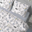 КПБ 2 сп. (надрукована /підк 215*175 /пр 220*200 /нав 50*70 - 2 шт) Daisy [DAINTY]