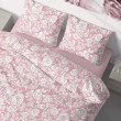 КПБ 1,5 сп. (надрукована /під 215*145 /пр 220*150 /нав 50*70 - 1 шт) Daisy [PROVANCE coral]