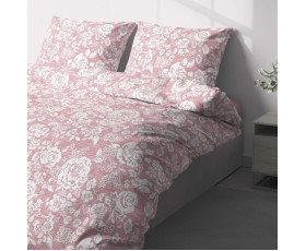 КПБ 1,5 сп. (надрукована /під 215*145 /пр 220*150 /нав 50*70 - 1 шт) Daisy [PROVANCE coral]
