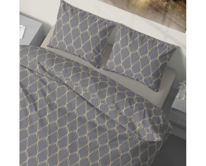 КПБ 2 сп. (надрукована /підк 215*175 /пр 220*200 /нав 50*70 - 2 шт) Daisy [CROSS]