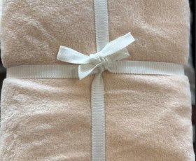 Плед гладкофарбований 180*200 [PASTEL ROSE TAN / БЕЖЕВИЙ / 12-1007]
