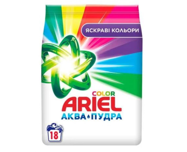 Порошок для стирки автоматический Аква-Пудра Колор 2,7 кг ARIEL