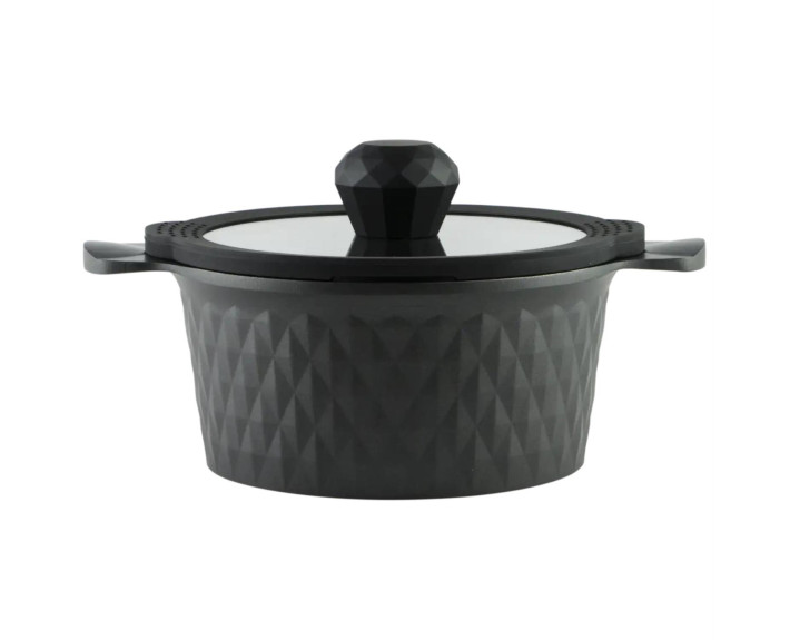 Каструля 'BLACK ICE' PEPPER (GREBLON C2) 2,5л. 20x10 см PR-6002