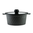 Каструля 'BLACK ICE' PEPPER (GREBLON C2) 4,4л. 24x12 см PR-6003