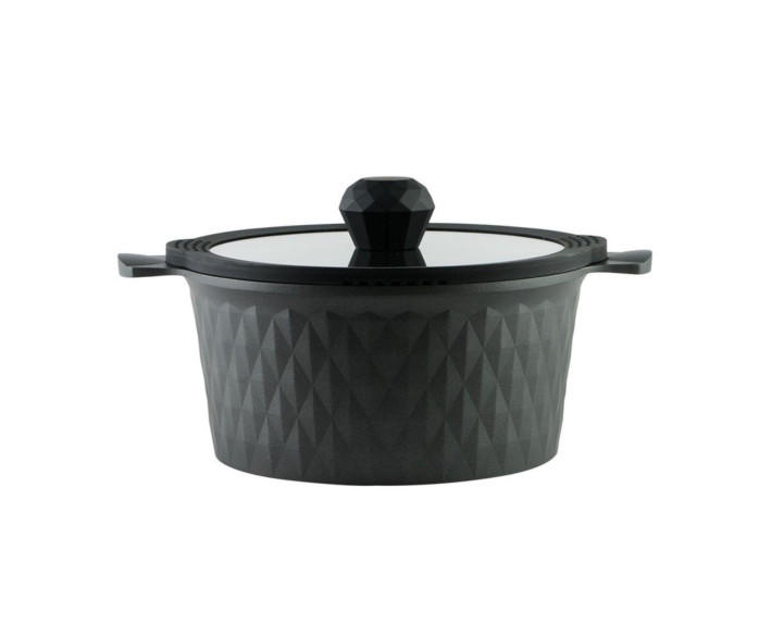 Каструля 'BLACK ICE' PEPPER (GREBLON C2) 4,4л. 24x12 см PR-6003