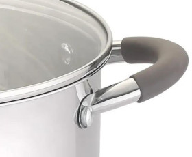 Каструля LEVEL GUSTO(з силік.ручками), 16 см, 1,9 л GT-1103-16