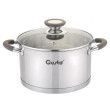 Кастрюля LEVEL GUSTO (с силиконовыми ручками), 18 см, 2,6 л GT-1103-18