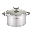Кастрюля LEVEL GUSTO (с силик.ручками), 22 см, 4,7 л GT-1103-22