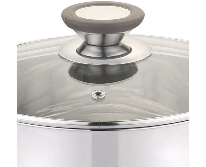 Кастрюля LEVEL GUSTO (с силик.ручками), 22 см, 4,7 л GT-1103-22