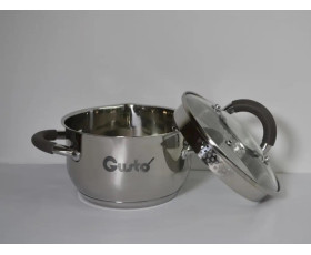 Каструля PRACTICO GUSTO (з силік.ручками), 16 см, 1,9 л GT-1102-16