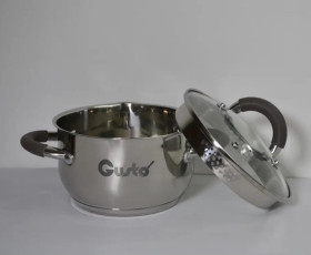 Каструля PRACTICO GUSTO (з силік.ручками), 16 см, 1,9 л GT-1102-16