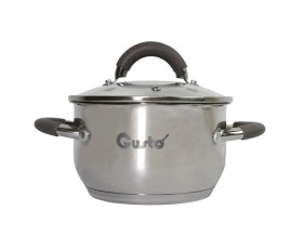 Каструля PRACTICO GUSTO (з силік.ручками), 18 см, 2,6 л GT-1102-18