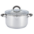 Кастрюля PRACTICO GUSTO (с силиконовыми ручками), 20 см, 3,6 л GT-1102-20