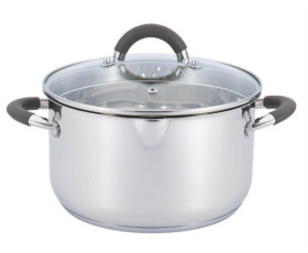 Каструля PRACTICO GUSTO (з силік.ручками), 20 см, 3,6 л GT-1102-20