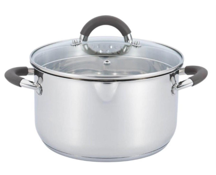 Каструля PRACTICO GUSTO (з силік.ручками), 22 см, 4,7 л GT-1102-22