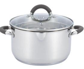 Кастрюля PRACTICO GUSTO (с силиконовыми ручками), 22 см, 4,7 л GT-1102-22