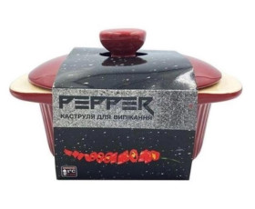 Кастрюля для выпечки с крышкой PEPPER, 23 см, 2 л PR-3223