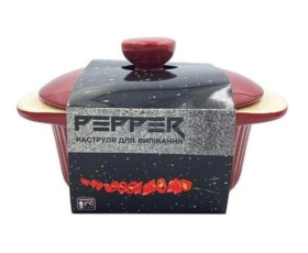 Каструля для випікання з кришкою PEPPER, 25 см, 3,5 л PR-3225
