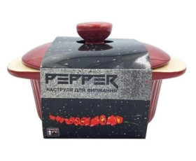 Каструля для випікання з кришкою PEPPER, 25 см, 3,5 л PR-3225
