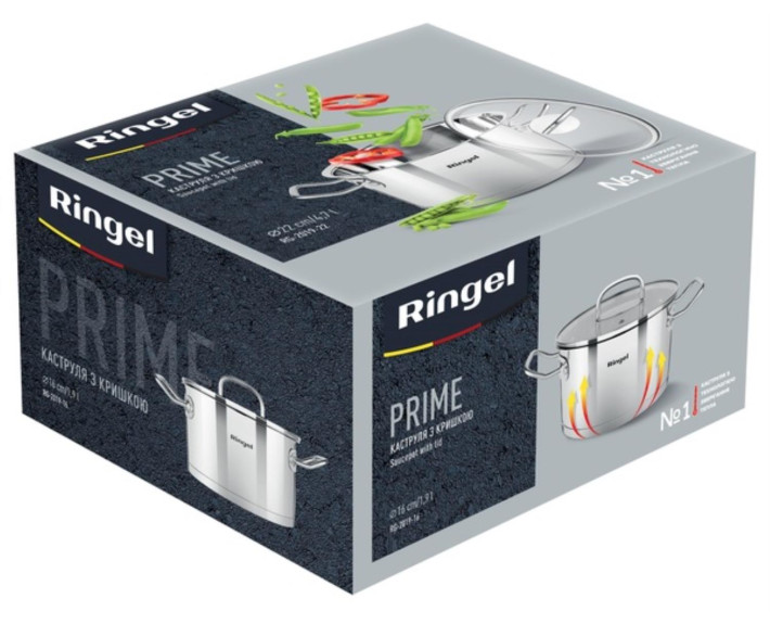 Каструля RINGEL PRIME16 см. 1,9 л Туреччина