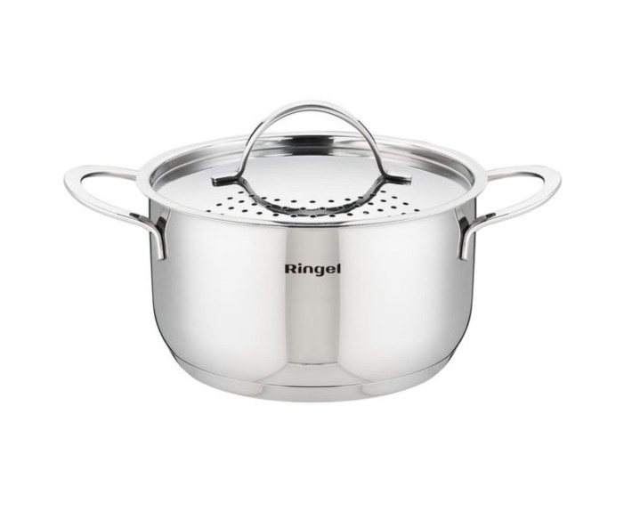 Кастрюля RINGEL Besser 16 см (1,6л) с крышкой из нержавеющей стали