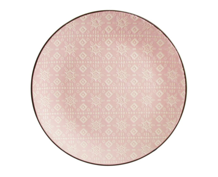Тарелка десертная круглая 19см Astera.Engrave Pink
