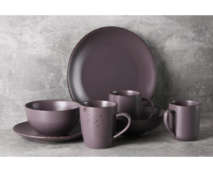 Тарілка десертна Ardesto Lucca Grey brown, 19 см, кераміка, коричневий