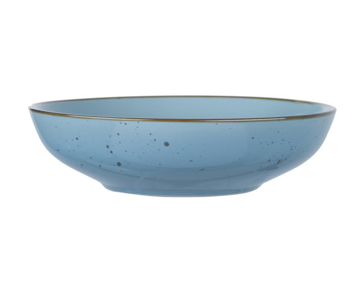 Тарілка супова Ardesto Bagheria Misty blue, 20 см, кераміка, синій