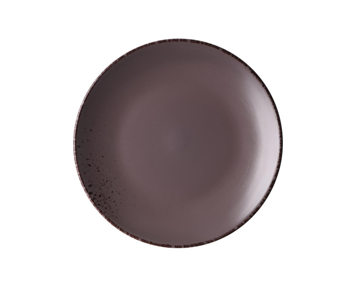 Тарілка обідня Ardesto Lucca Grey brown, 26 см, кераміка, коричневий