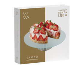 Тортівниця VIVA FROZEN поворотна висока/ 30 см. в уп.