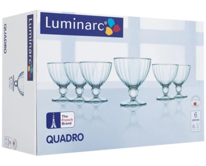 Креманка LUMINARC QUADRO /НАБІР/ 6х250 мл