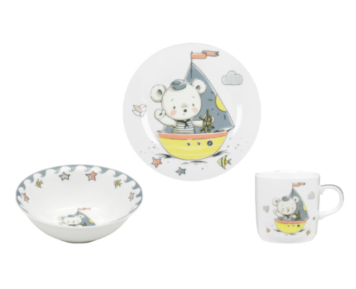 Набір посуду дит. LIMITED EDITION LITTLE SAILOR /3 пр. короб, Китай