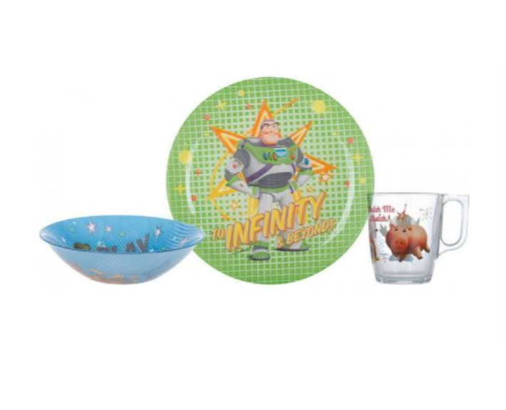 Набір посуду дит. LUMINARC DISNEY TOY STORY /НАБІР/3 пр.короб, ОАЕ