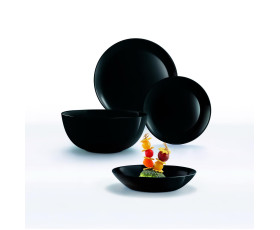 Тарелка десертная LUMINARC DIWALI BLACK 19 см, Франция