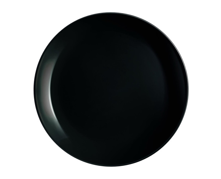 Тарілка обідня LUMINARC DIWALI BLACK 25 см, Франція
