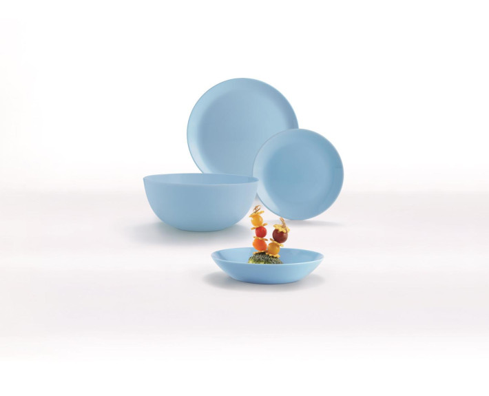Тарелка LUMINARC DIWALI LIGHT BLUE /19 см/десертная, Франция