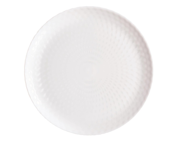 Тарелка обеденная LUMINARC PAMPILLE WHITE 25 см, Франция