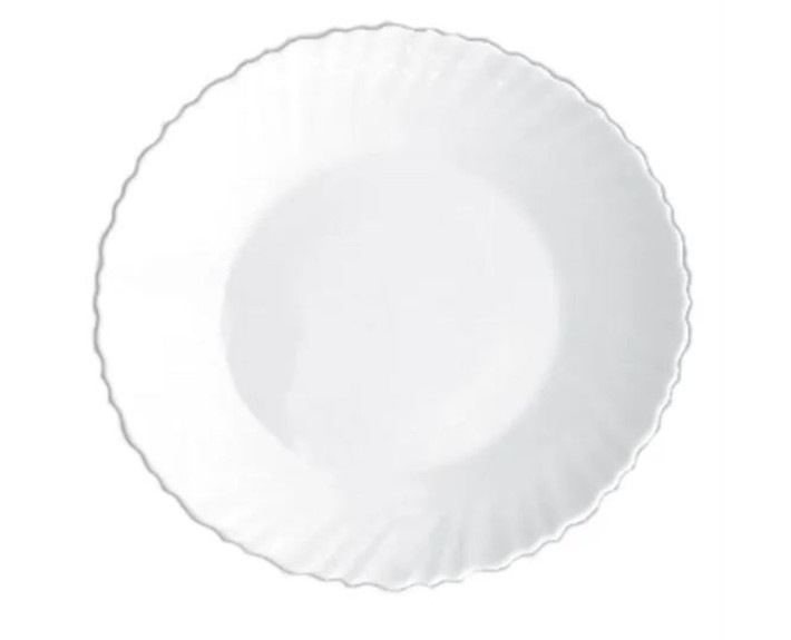 Тарілка обідня 230 мм Blanco Wave,  V-230W, Vittora,Китай