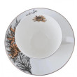 Чашка чайная & блюдце Astera.Charm.Floral Brown. 410мл. Цвет