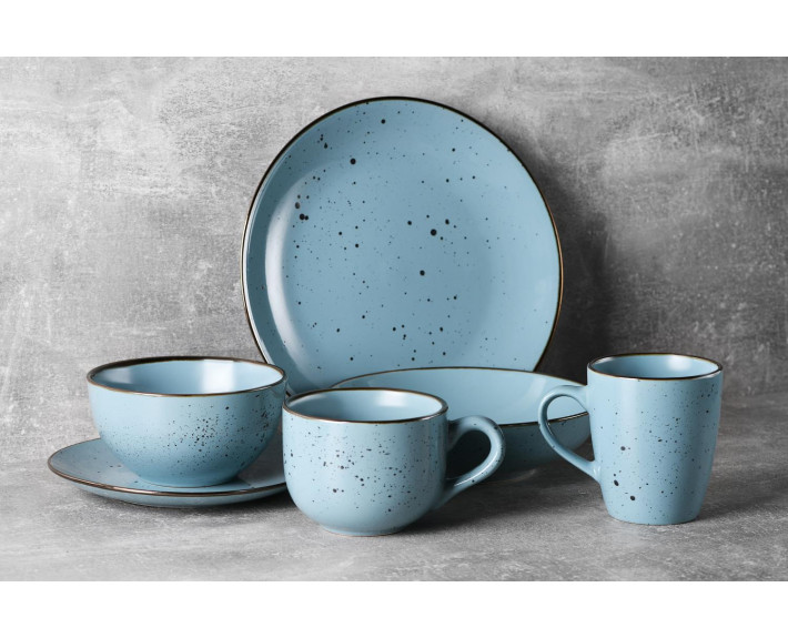 Чашка Ardesto Bagheria, 480 мл, Misty blue, кераміка