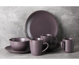 Чашка Ardesto Lucca Grey brown, 360 мл, кераміка, коричневий