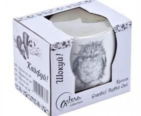 Кухоль Astera.Graphics.Ruffled Owl. 450мл.Color